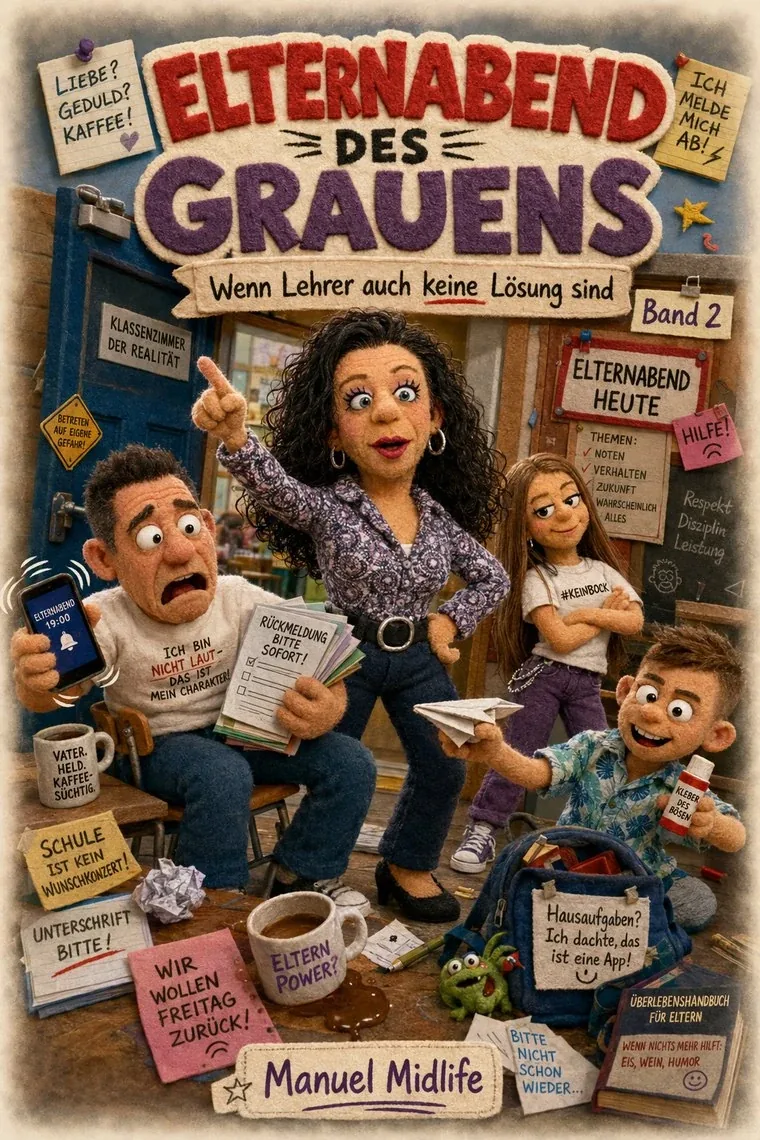 Buchcover: Elternabend des Grauens