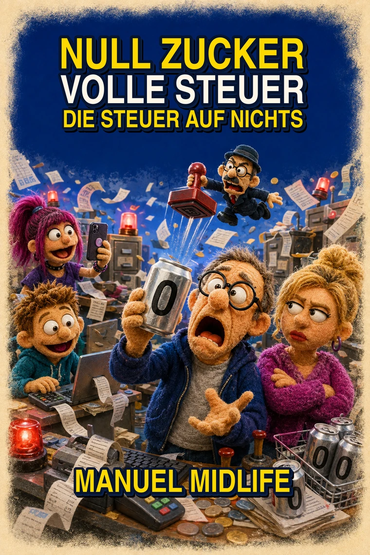 Buchcover: Null Zucker. Volle Steuer
