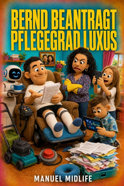Buchcover: Bernd beantragt Pflegegrad Luxus